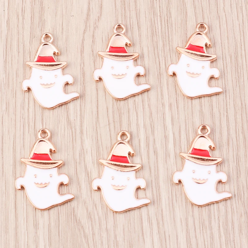 10 stücke Nette Emaille Winter Weihnachten Stiefel Charms für Schmuck Machen Ohrringe Anhänger Halsketten DIY Schlüsselanhänger Handwerk Liefert – Detail 11