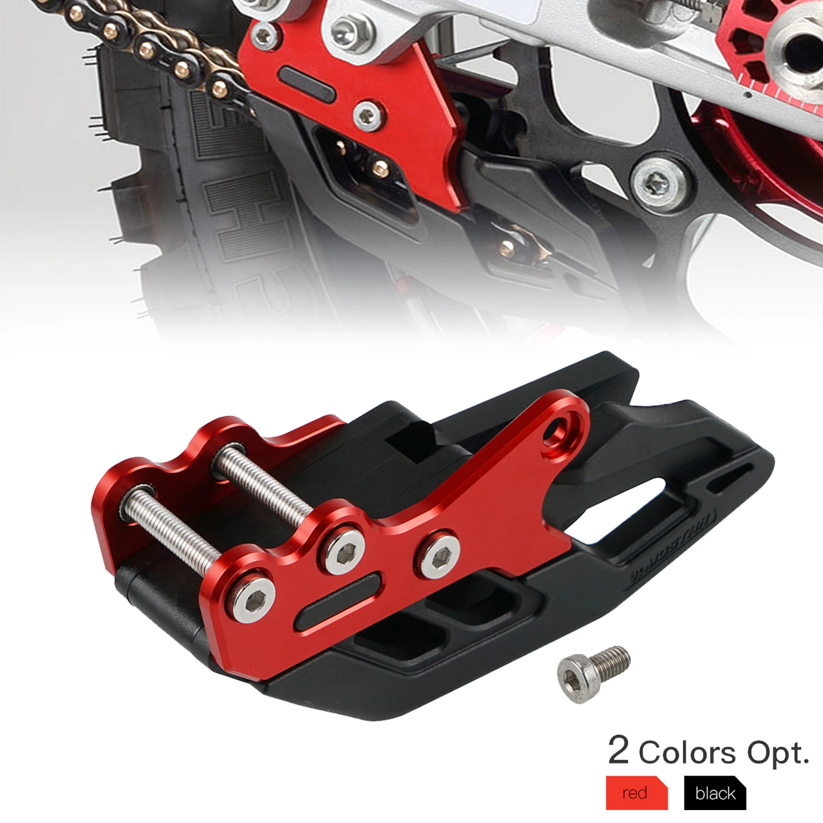 

NIKCECNC Motorcycle Chain Guide For Honda CRF250R CRF450R CRF450X 2007-2022 CRF250RX CRF450RX 2019-2022 CRF450L CR450RL CRF250X