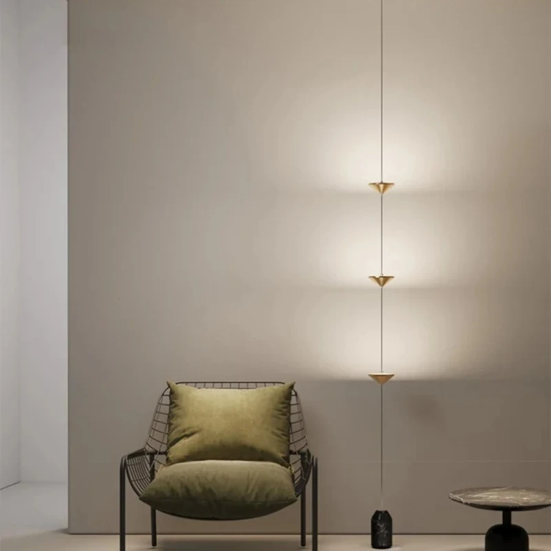 

Minimalist Wiring Floor Lamp Ceiling Led Decoration Design Hanging Lamp for Bedroom Bedside Hotel Lighting Pendant Light