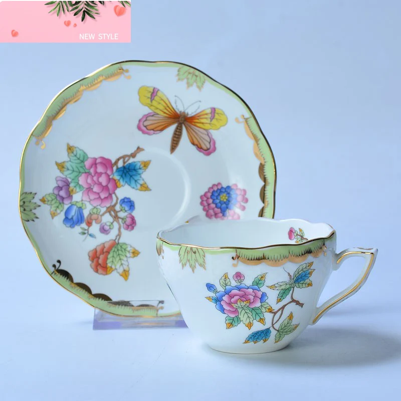 

Классическая чашка и блюдце Корзина с цветами Кофейная кружка Чашка для послеобеденного чая Десертное блюдце Домашняя чашка для питья Блюдце Подарок на День святого Валентина