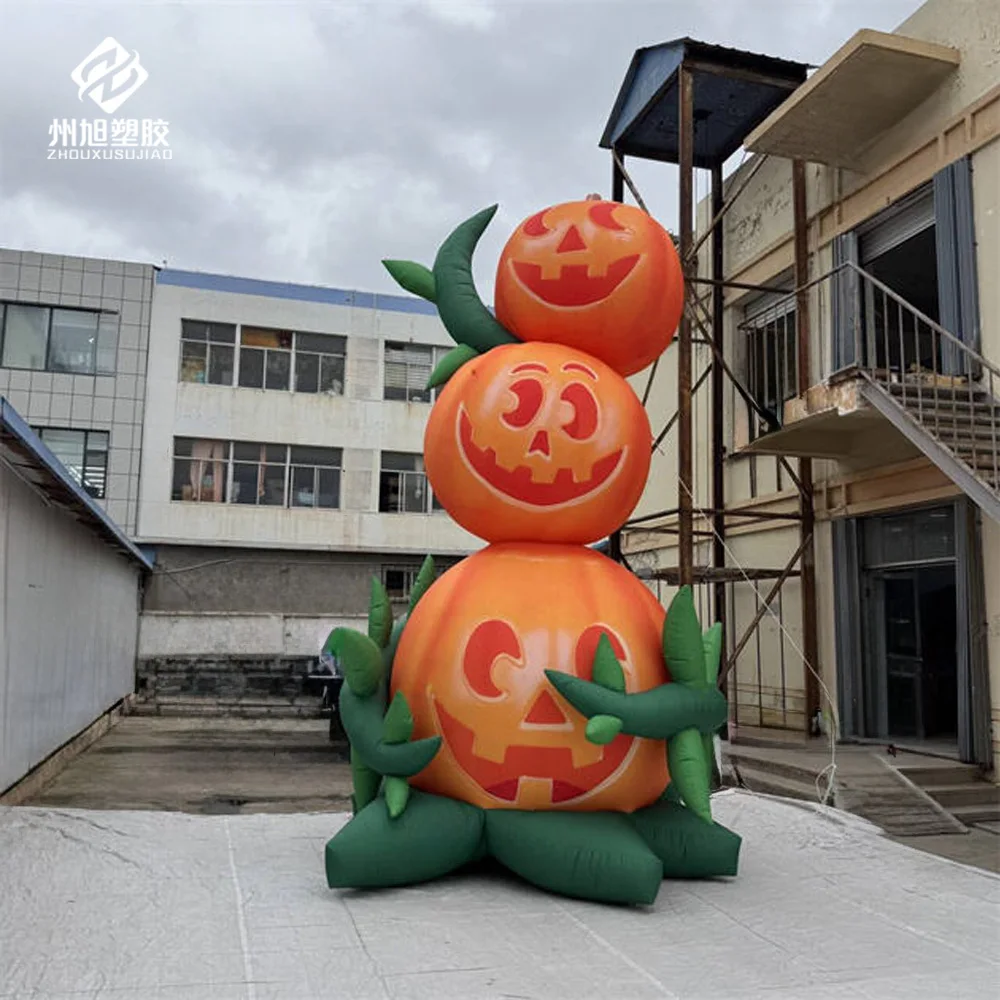 Inflatable pumpkin tree, a new Halloween product. Inflatable pumpkin tree, a party-use inflatable pumpkin combination tree.