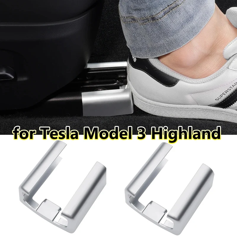 for Tesla New Model 3 Highland 2024 Interior Accessories Seat Anti-kick Protective Cover Car Seat Rail Anti-kick Plug M3H Parts