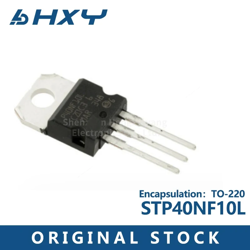 10Pcs/lot    STP40NF10L The P40NF10 is directly inserted into the TO-220 field effector N channel 100V 45A