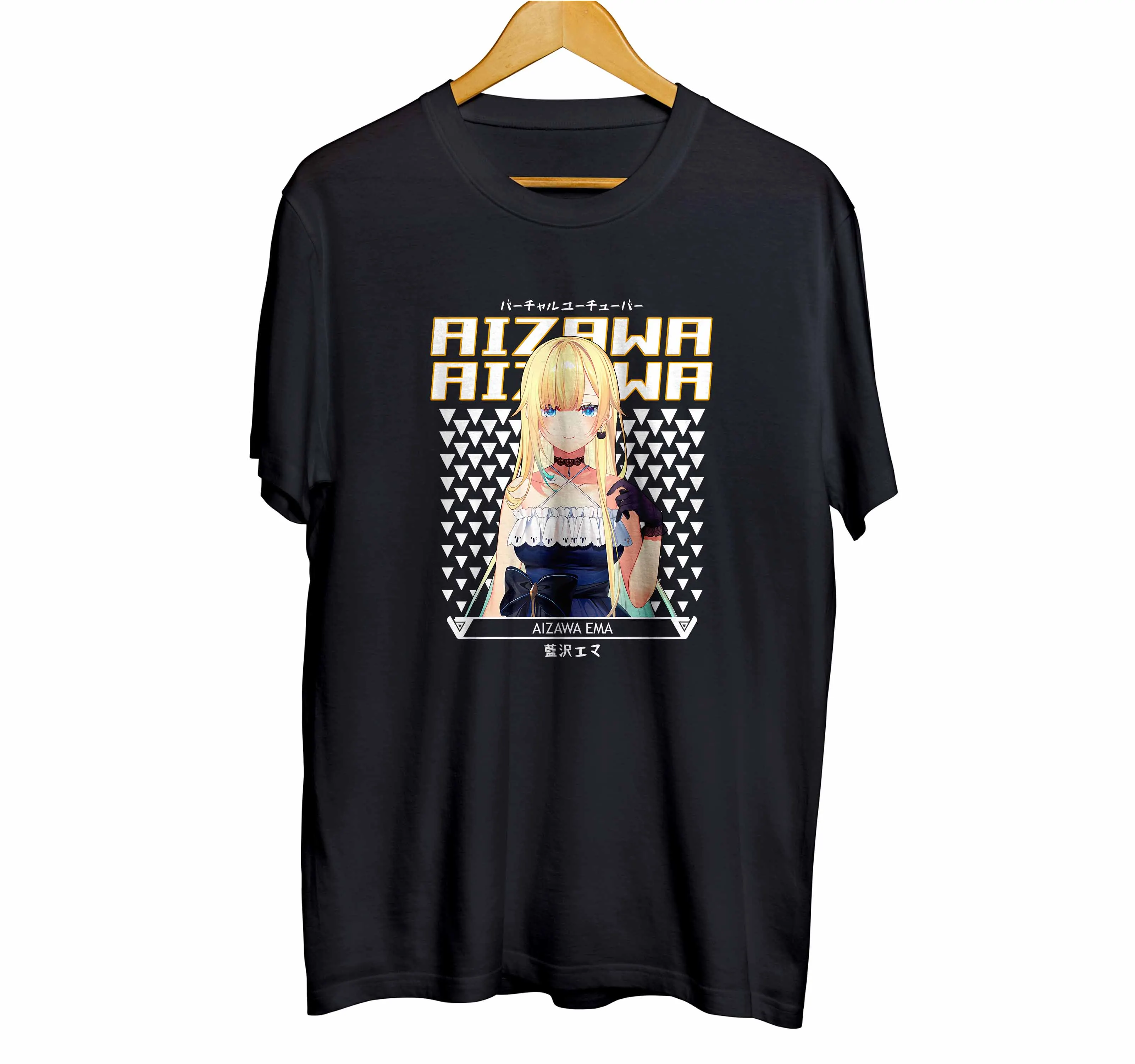 T-shirt distroanime vtuber AIZAWA EMA - VSPOT 100% combed 30s