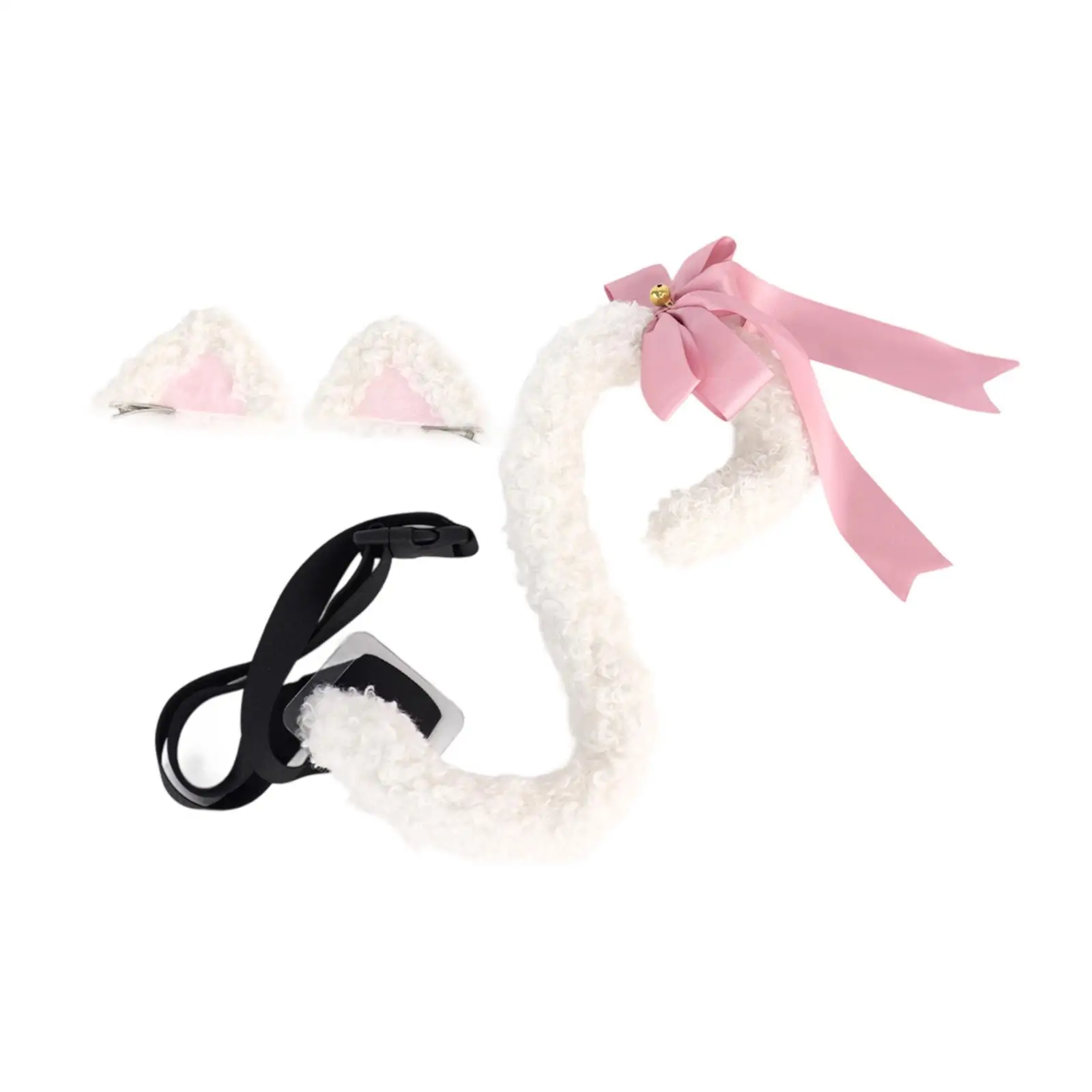 Ensemble de costumes et oreilles, accessoires de tête, pinces à cheveux oreilles de chat pour accessoires Photo