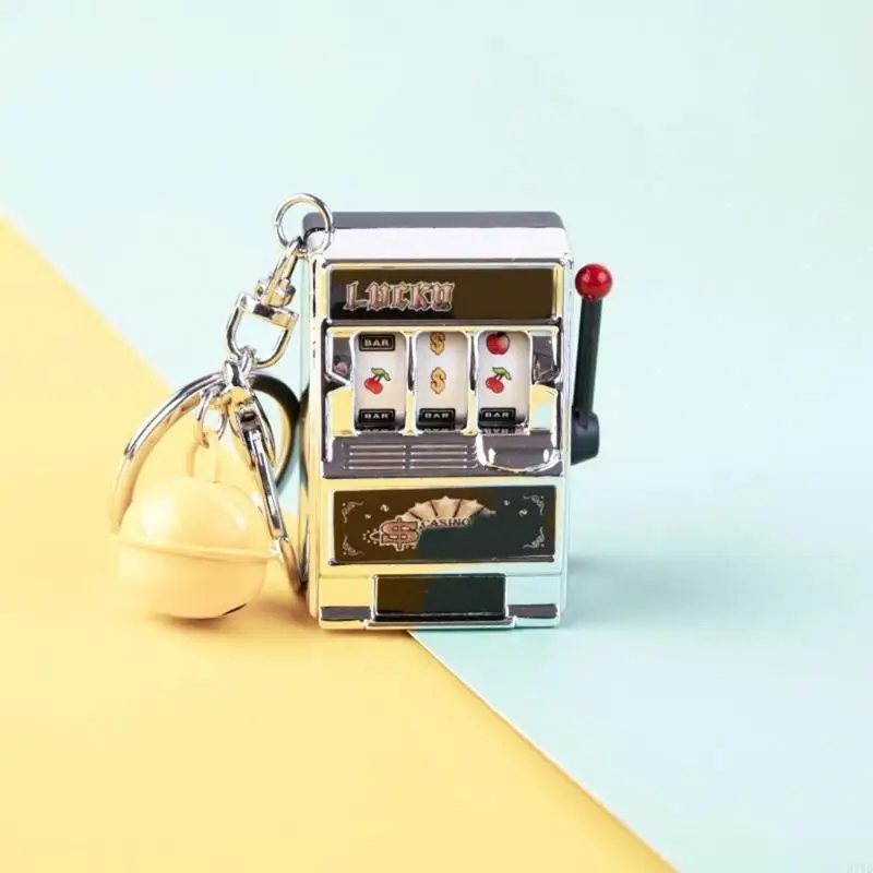 D7YD – Mini porte-clés en forme Machine à sous fruits, jouet pour enfant, à pour enfants