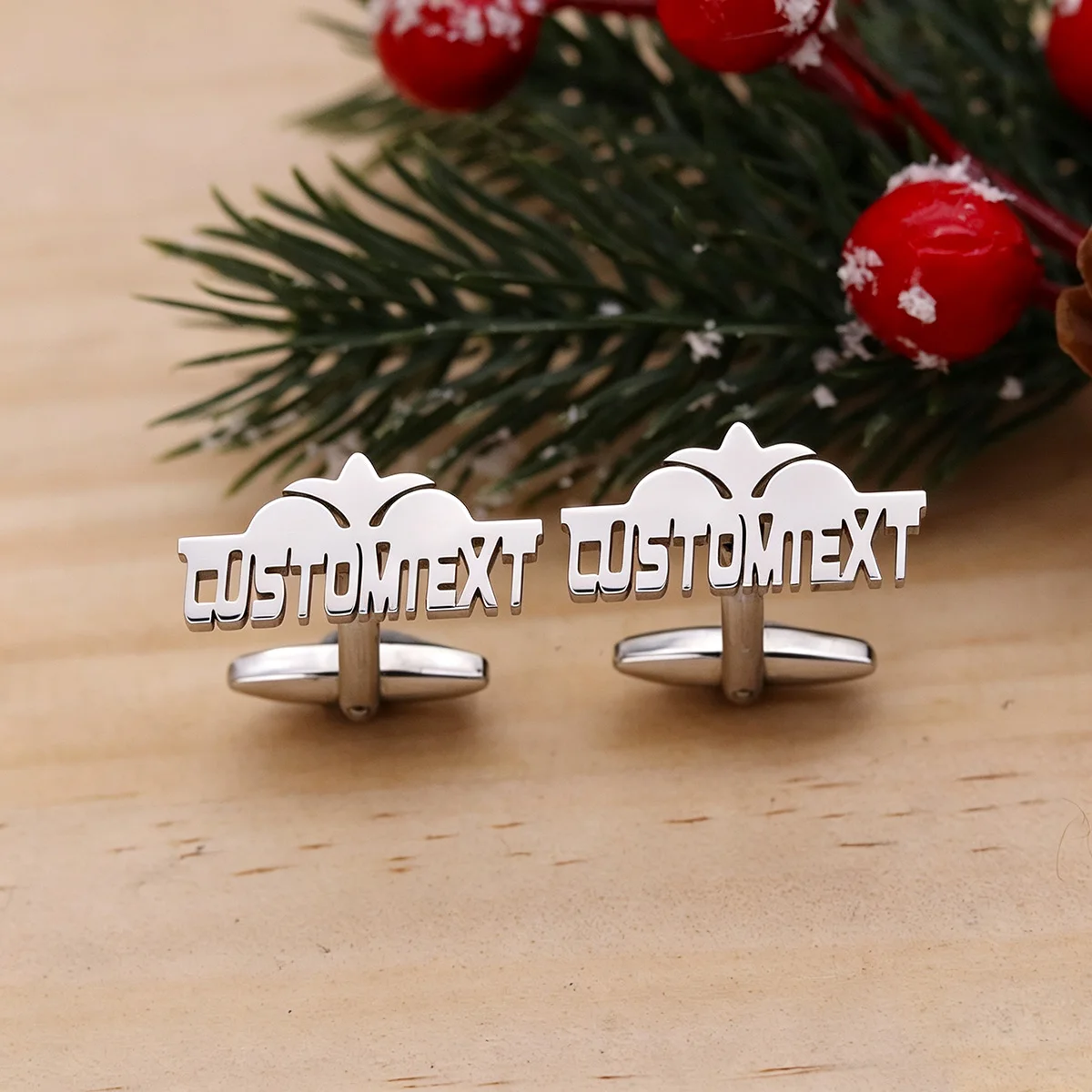 Fashion Customized Name Cufflinks Personalized Stainless Steel Cufflinks Boyfriend Gifts Groomsmen Gifts And Marriage Proposals