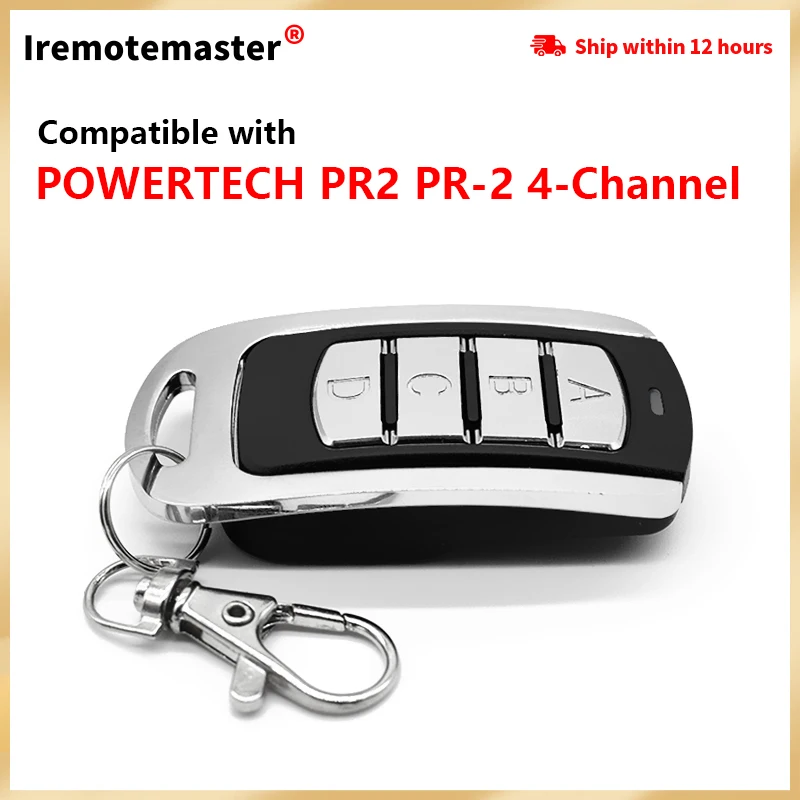 

Replacement Powertech PR-2 4-Channel 433Mhz Remote Control Electronic Gate Control Rolling Code Transmitter