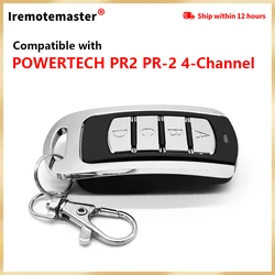 Replacement Powertech PR-2 4-Channel  433Mhz Remote Control Electronic Gate Control Rolling Code Transmitter