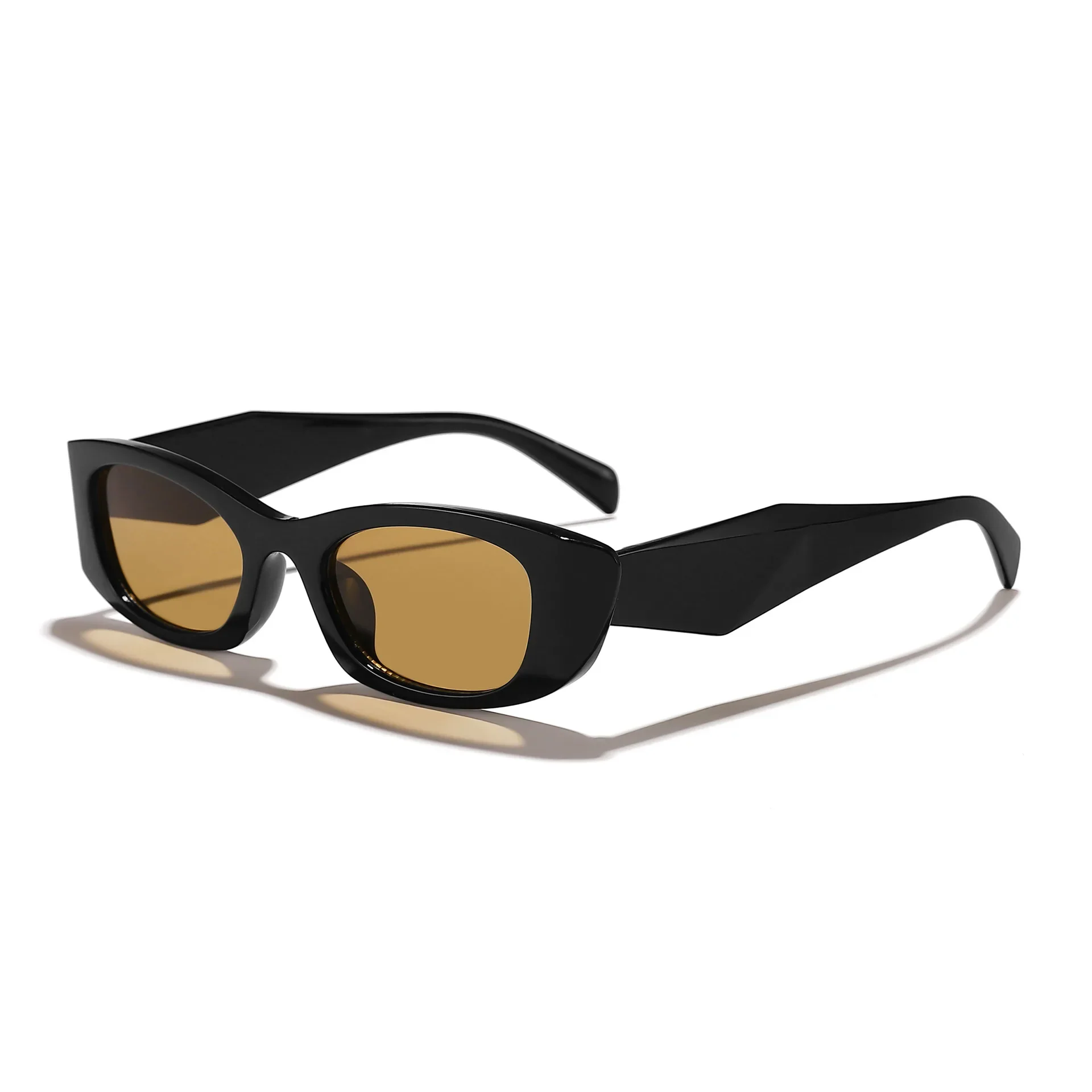 Vintage Small Square Sunglasses Men Women Retro Brand Designer Black Sun Glasses Unisex Ins Popular Shades Eyewear UV400 - view 5
