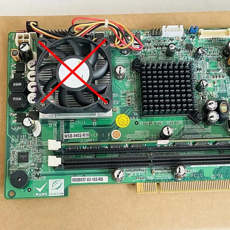 Original Industrial Computer Motherboard High Quality WSB-9452-R10 VER:1.0