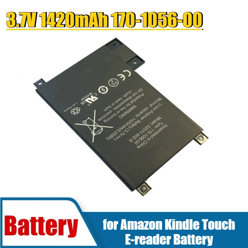 

3.7V 1420mAh 170-1056-00 for Amazon Kindle Touch E-reader Battery