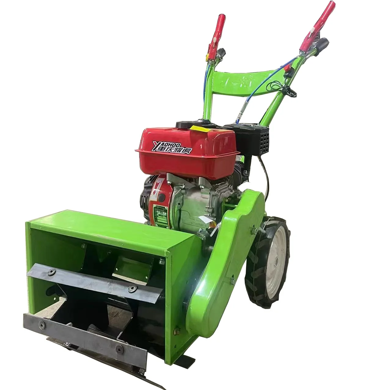 High Quality hand push lawn mower rotary small micro tiller agricultural plow small tillage weeder machinery