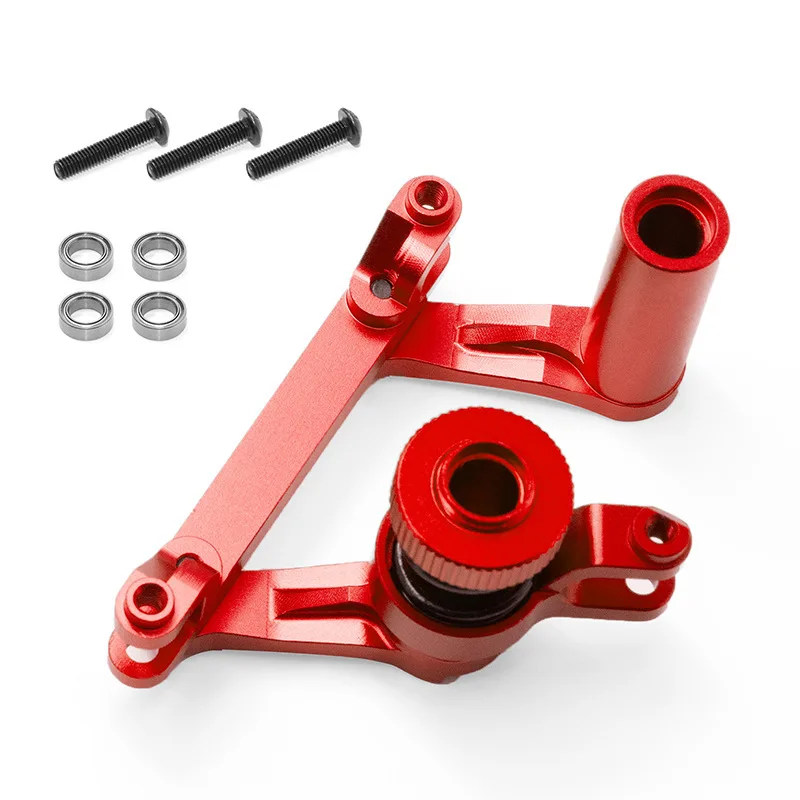 RC Car Upgrade Aluminum Steering Bellcrank Support Kit For TRAXXAS 1/10 E-Maxx/T-Maxx RC Car Upgrade Parts