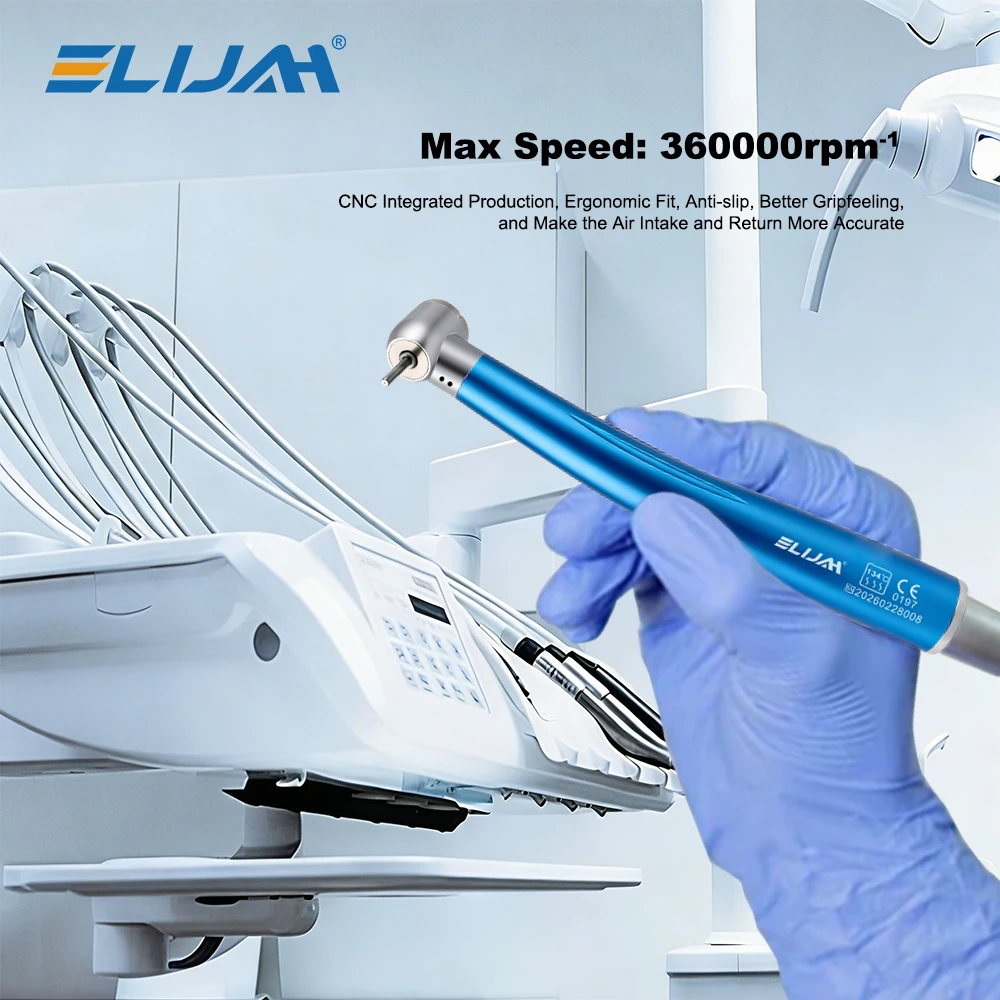 Dental High Speed Handpiece 2/4 Holes Standard Head Single Water Spray Push Button Air Turbine Dentistry Instrument Tools