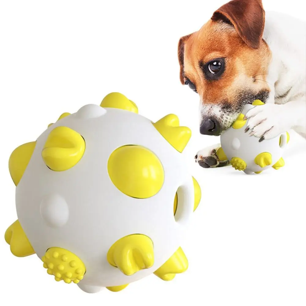 

Pet Supplies Bite Resistant Pet Toy Ball TPR Wear Resistant Dog Chew Toy Non-slip Pet Teeth Cleaning Ball Relieve Boredom
