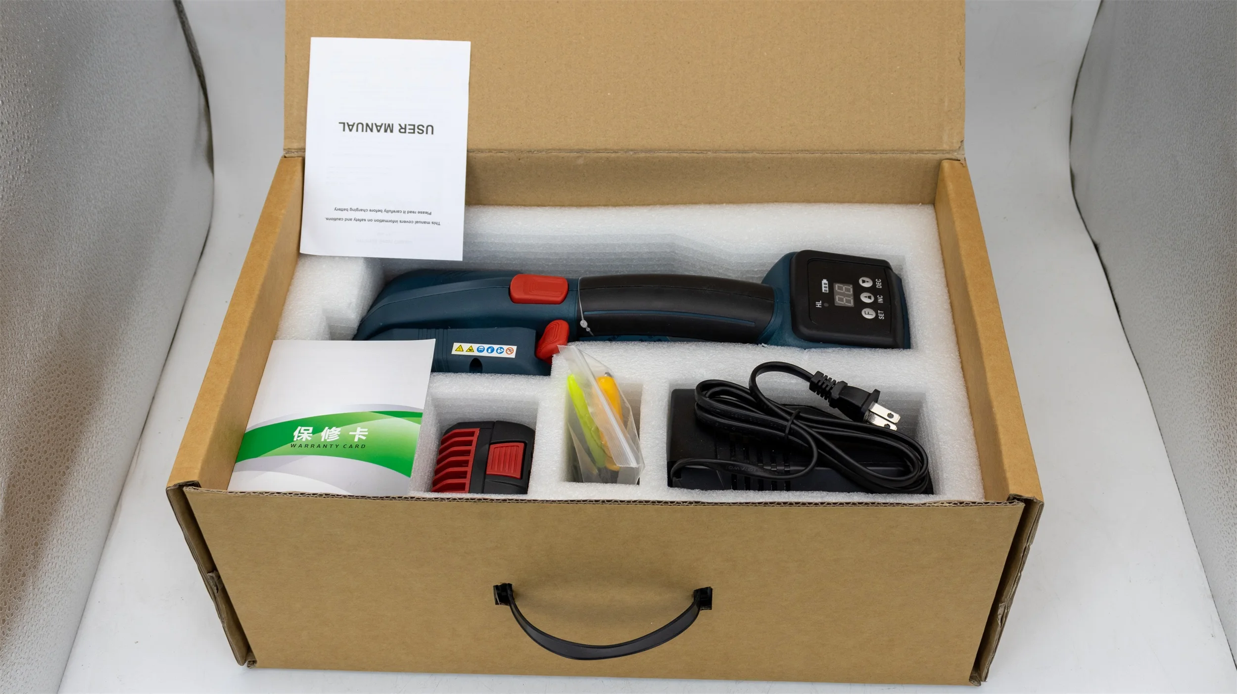 ZC1-Portable Handheld Battery Powered Wrapping Machine Tools V2 Electric Binding Machine