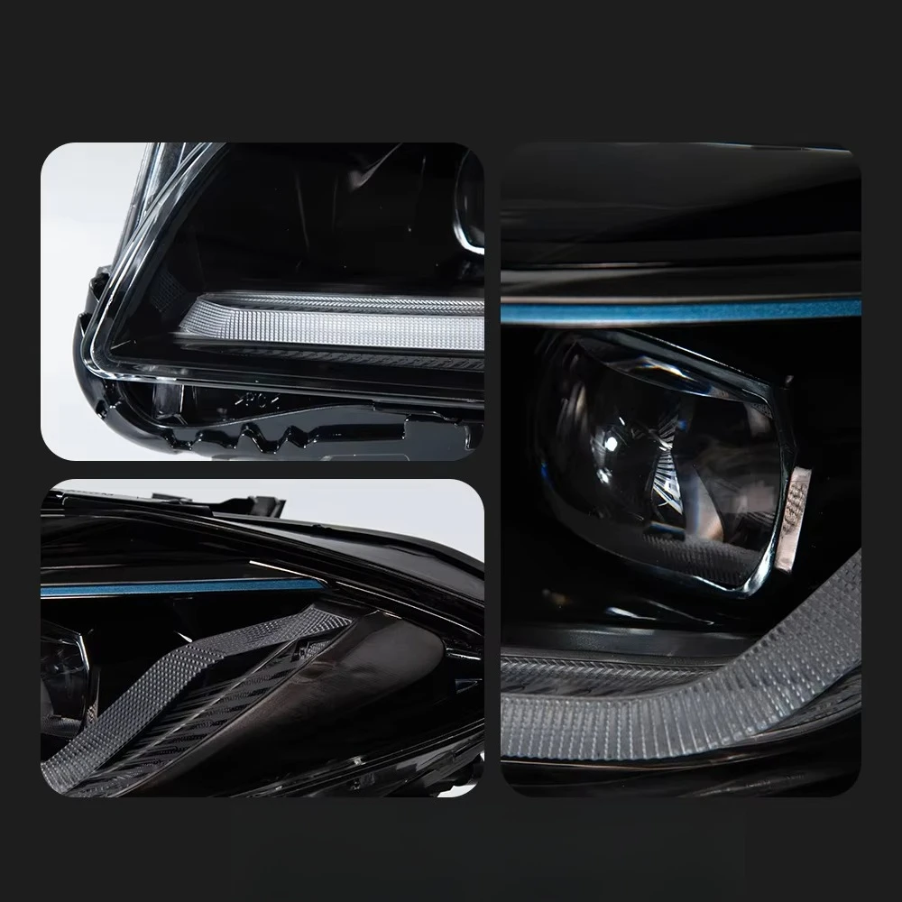 AKD سيارة التصميم رئيس مصباح ل 5 سلسلة F10 Led العلوي العارض عدسة 2010-2016 DRL إشارة اكسسوارات السيارات #5