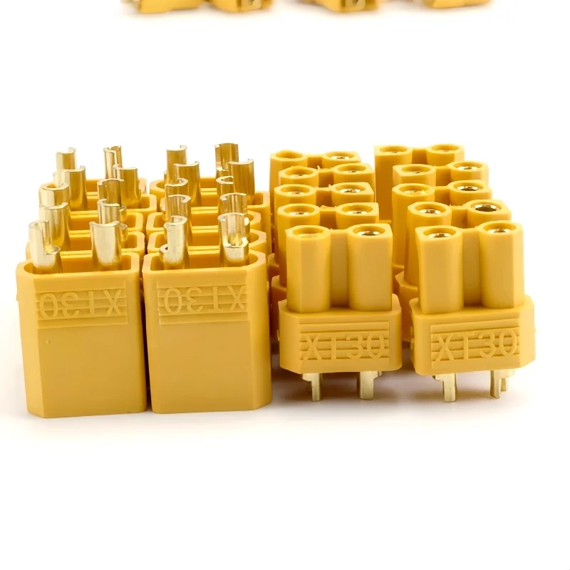 

8pcs XT30-F/ XT30-M bullet connectors gold plated banana plug for RC drone accessories