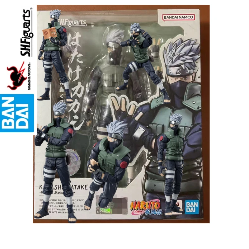 

【 in Stock 】 Naruto Shippuden Flag Mokakashi 2.0 Writing Wheel Eye Hero Model Mobile Collection Handpiece