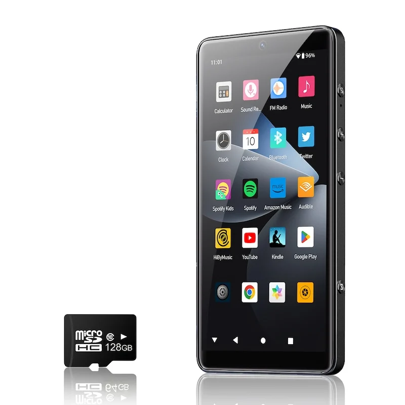 (32G+128G) Android 13 Muziekspeler MP3 MP4 met WiFi Bluetooth Lossless FLAC Spotify Tidal 20 uur Afspelen HiFi Walker G7PRO