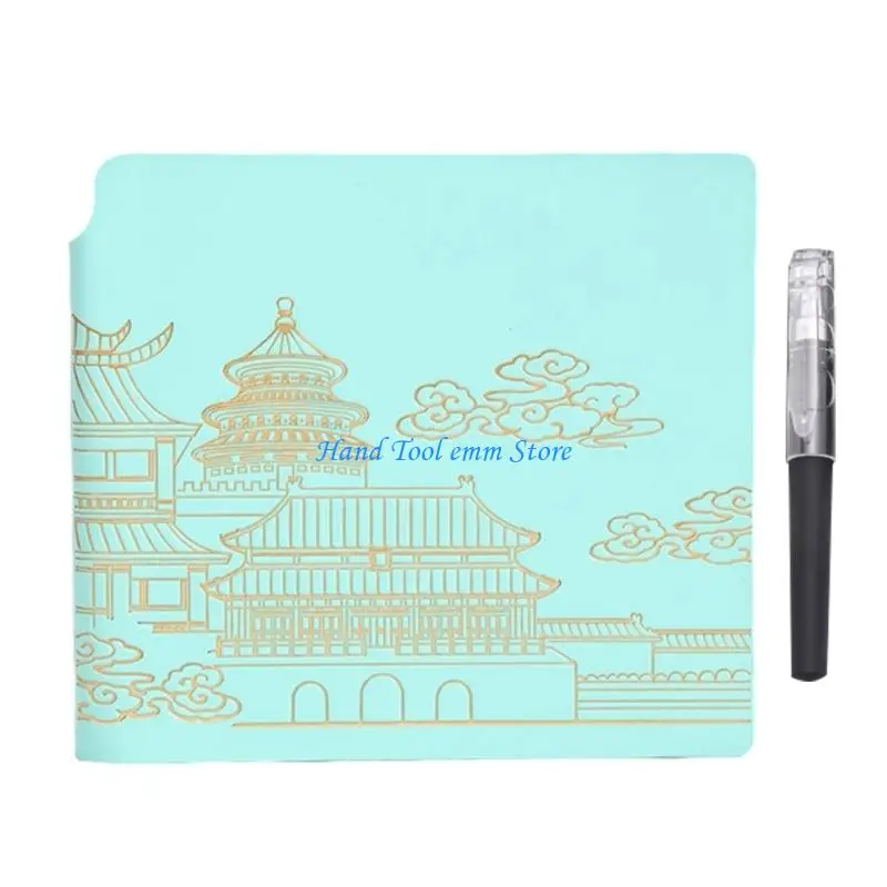 H37F Light Weight 100g Miniature Notebook Pocket Journal Notebook With Thick 2mm PU Leather Cover For Easy Carrying