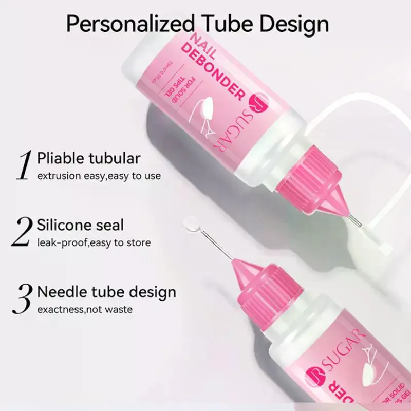 /ACR/Remover For Solid Tips Gel False Nail Tips Solid Adhesives Gel Remover Press On Nails Gel Fake Tips Remover Tools 15ml - view 2