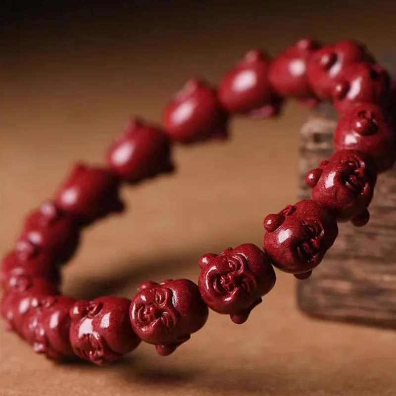 Female Birth Year Maitreya Smiling Buddha Bracelet Men Ornament