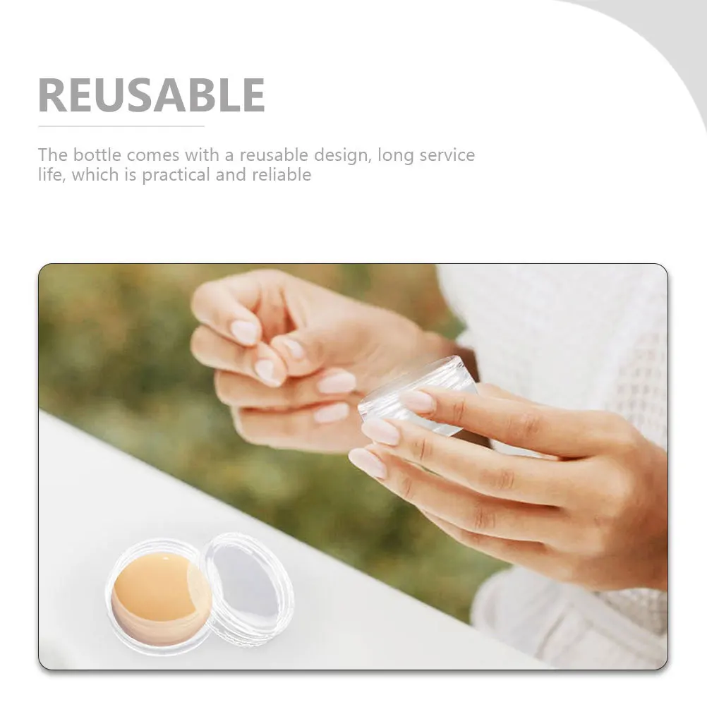 

30Pcs Mini Facial Cream Bottles Refillable Travel Containers Leakproof Jars for Face Cream Storage Jars
