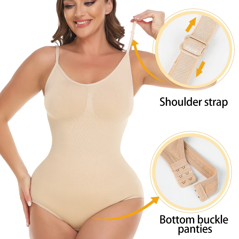 Bodysuit Shapewear Women Full Body Shaper Tummy Control Hip Butt Lifter Corset Thigh Reductive Slimming Waist Trainer Corset