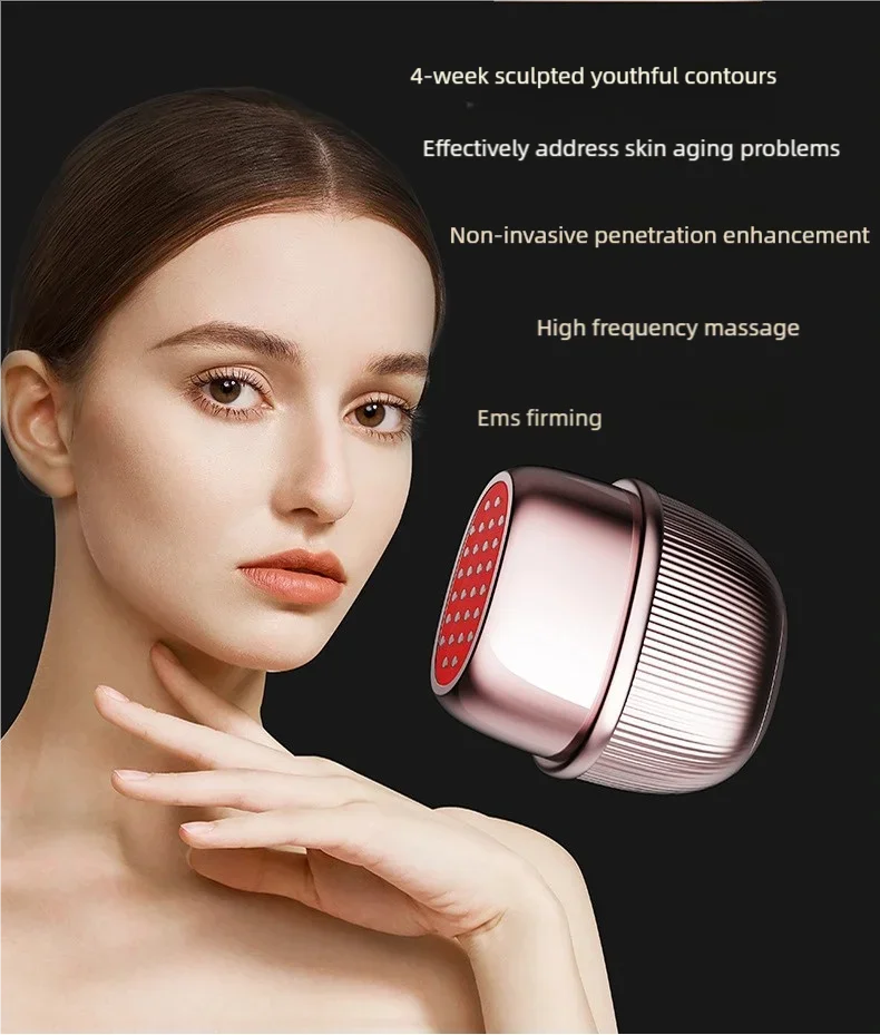 EMSコラーゲンキャノン美容機器 RFスタンプマイクロカレント 3モデル 3色LED 38-45 ℃   アンチエイジング しわ改善 リフトアップ効果のあるフェイシャルツール