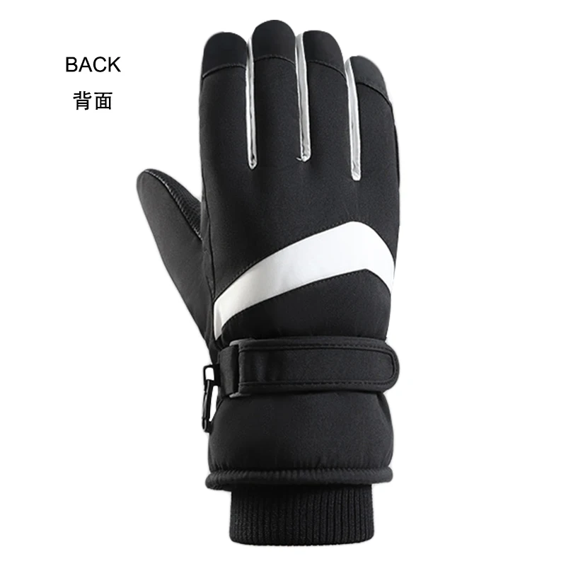 Winter Ski Gloves Non-slip Waterproof Motorcycle Cycling Outdoor Thick Warm Space Cotton Cold Resistant Snow Sports Gloves