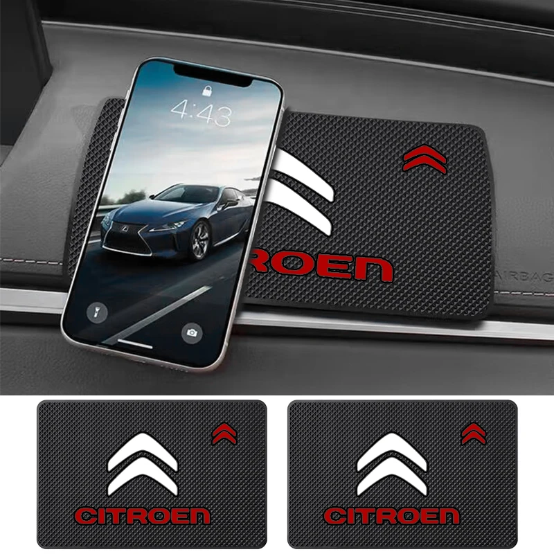 Car Silicagel Anti-Slip Mat Dashboard Phone Sun Glasses Non-slip Pad For Citroen C1 C2 C3 C4 C5 C6 C8 C4L DS3 DS4 DS5 DS5LS DS6