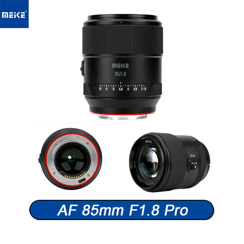 MEKE AF 85mm F1.8 Pro Full Frame Auto Focus STM Portrait Lens for Sony E Nikon Z Lumix L Mount Cameras