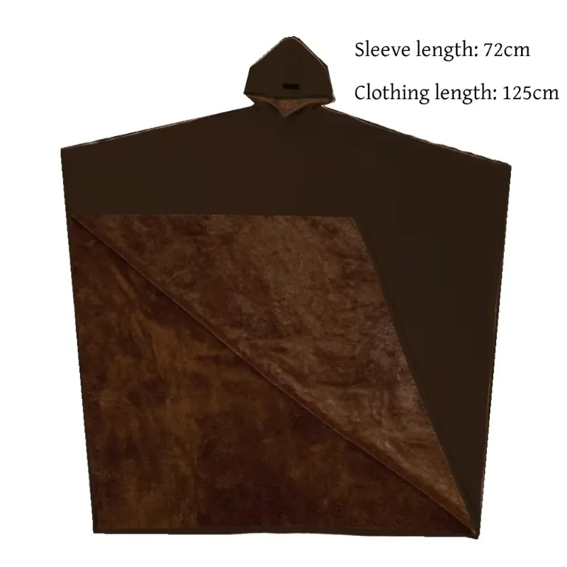 Fashion Cloak Hoodie Blanket Punk Loose Men Sweatshirt Casual With Hat Solid Color Cloak top Autumn and Winter