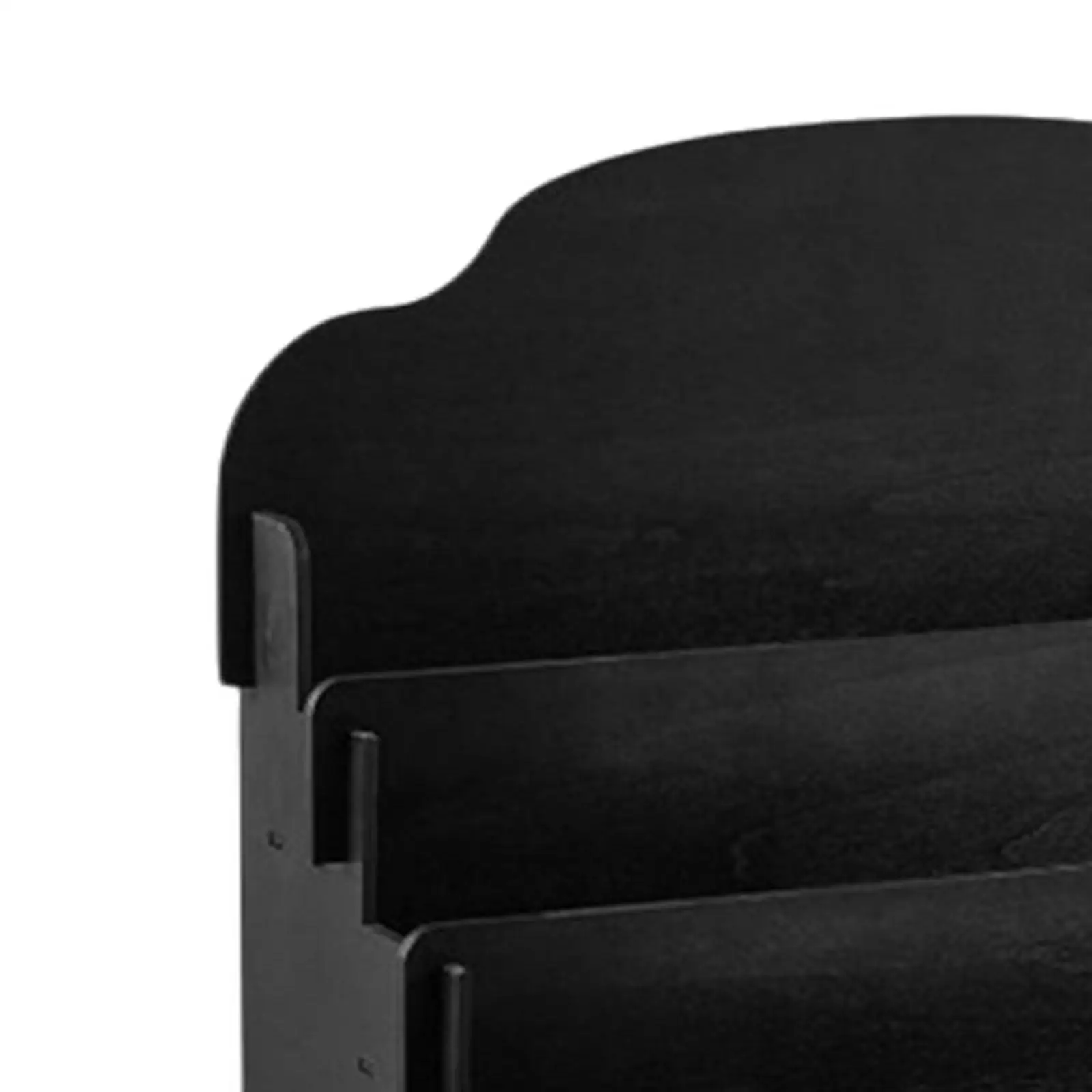 Greeting Card Display Stand Wood Storage Shelf Multi Purpose Organizer for Postcards and Office Desktop Decor