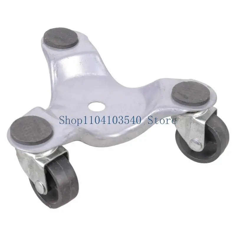 

02DC Треугольный грузоподъемник Легко перемещаемая система Роликовый подъемник Черный Перевозчик мебели Черный