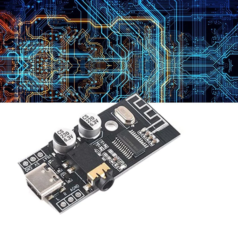 5 قطعة MH-M28 سماعة لاسلكية تعمل بالبلوتوث استقبال الصوت لوحة تركيبية HIFI لتقوم بها بنفسك مكبر للصوت مجلس بلوتوث 4.2 HIFI لتقوم بها بنفسك وحدة