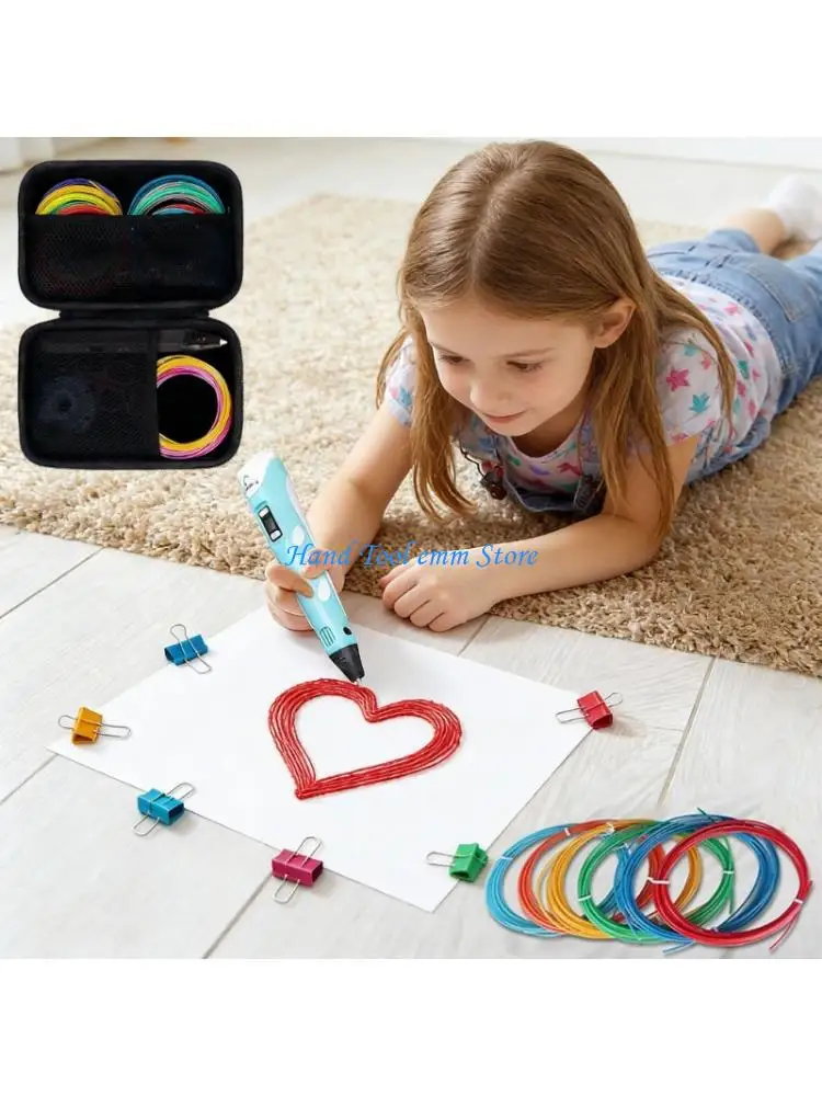 

H37F Dense Organized Storage Prompt wash 3D Printing Pen Package and Accessories