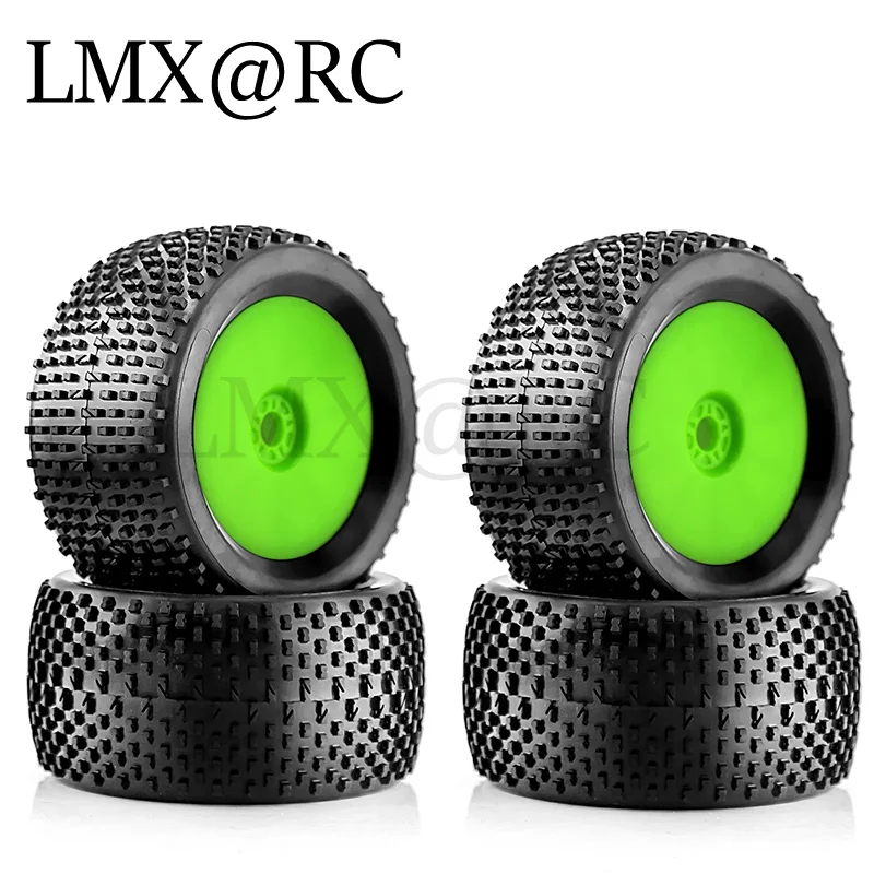 LMX RC 4 Uds 140mm 1/8 RC coche de carreras todoterreno Buggy neumáticos rueda 17mm hexagonal para ARRMA Redcat Team Losi Kyosho VRX HPI WR8 HSP Hobao