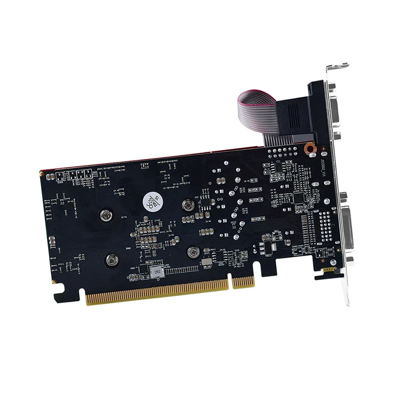 Jinsha RX550 DDR5 4G carte graphique indépendante carte couteau de bureau à domicile d'entrée demi-hauteur HD + VGA + DVI