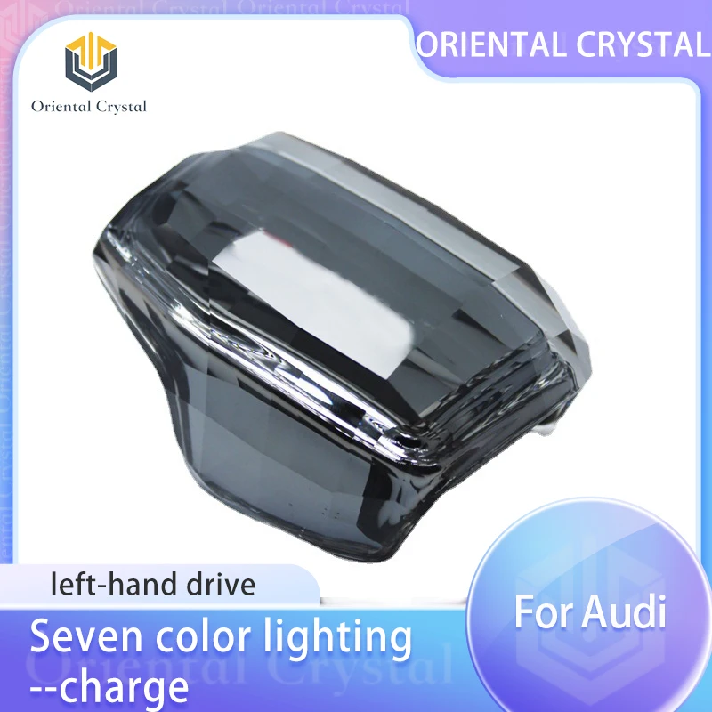 

Crystal shift knob, illuminated gear head, charging LED suitable for Audi A4 A5 A6 A7 Q5 Q7 Q8 colorful illuminated gear head ch