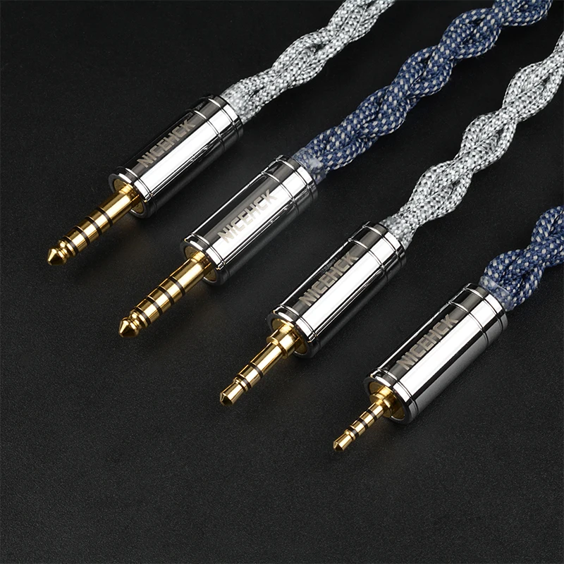 NiceHCK-Câble de mise à niveau pour écouteurs HIFI, StarreplWire 6N, cuivre OCC, MMCX, 2 broches pour IEM Bathroom, LA ontari, KATO Winter LAN, Cadenza Aria ontari