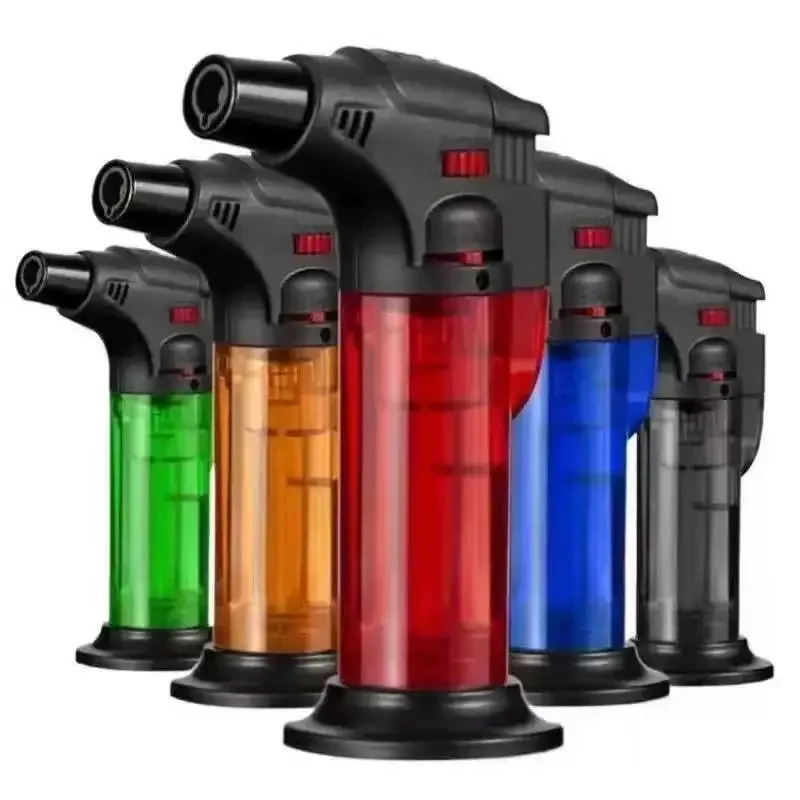 

Adjustable Gas Torch Lighter Flame Gun Refillable Butane Jet Torch Lighter Cooking BBQ Hiking Flame Ignition Outdoor Stove Tool