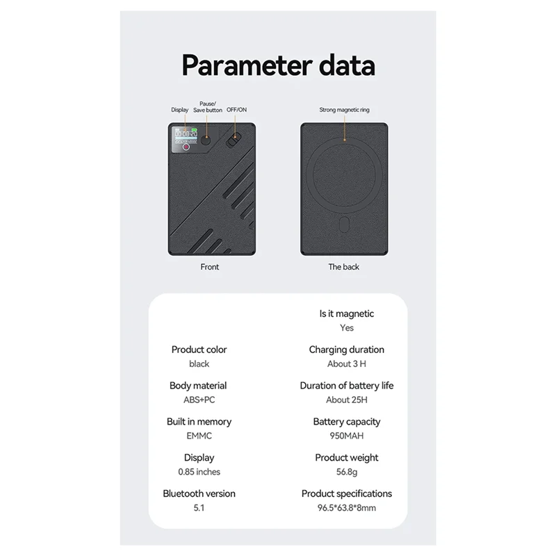 【Горячий】AI Диктофон GPT Intelelligence APP Контрольный рекордер Карта разума Регистратор транскрипции в реальном времени
