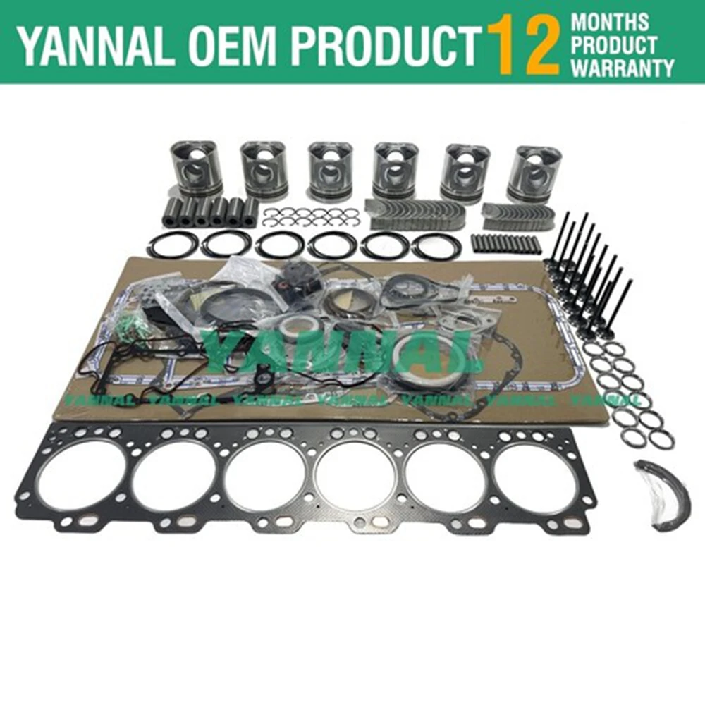 

6CT Overhaul Rebuild Kit For Cummins Diesel Tractor Truck Excavator