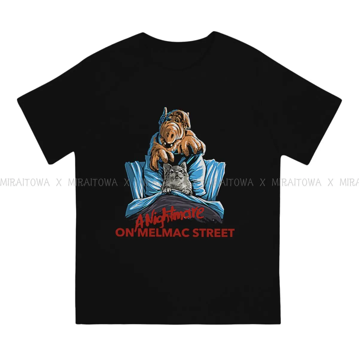 ALF The Animated Series Man TShirt Nightmare on Melmac Distinctive T Shirt Graphic Sweatshirts New Trend