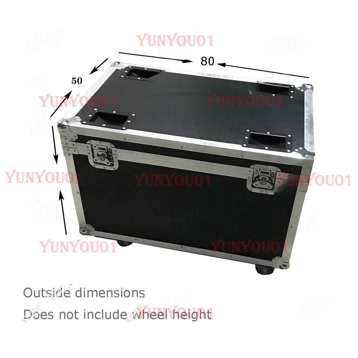 

Custom Sizes Cable Wire Storage Trunk Shockproof Tool Box Flightcase Flycase Stage Lighting Equipment Flight Case with Wheels
