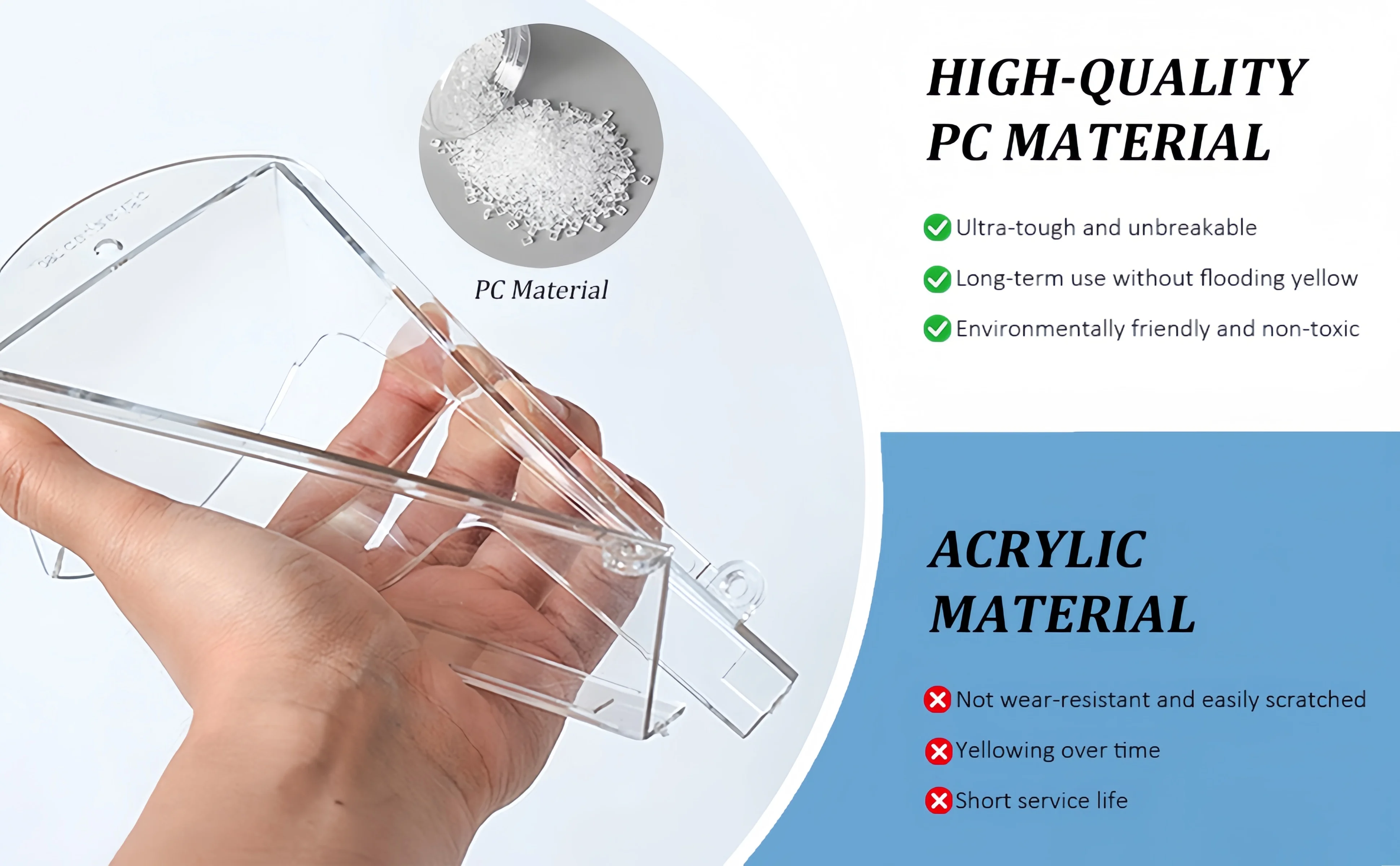 Solar Doorbell Rain Cover Waterproof Outdoor Transparent Plastic Wireless Doorbell Protector Dustproof Ring Button Rain Cover