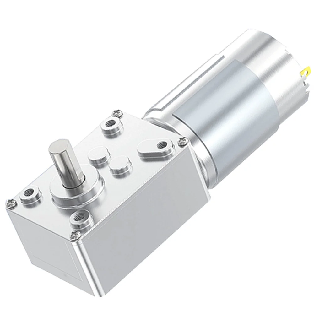 

5840 555 DC Worm Gear Motor 12V 24V Forward And Backward Adjustable Speed Self Locking Turbo Worm Gear Motor Reducer Gearbox